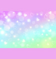 rainbow fantasy background holographic vector image