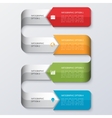 modern business infographics template vector image
