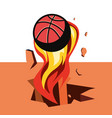 basketball sport design vector image vector image