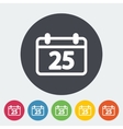 calendar icon vector image vector image