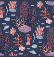 sea seamless pattern vector image