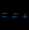 fresh or frosty air flow set isolated on black vector image