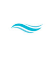 water wave icon vector image vector image