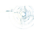 abstract technological futuristic interface vector image