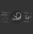 magic card with astrology scorpio zodiac sign vector image vector image