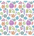 holiday seamless background vector image
