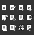 document icon vector image vector image