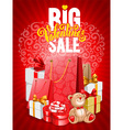 valentines day sale vector image vector image
