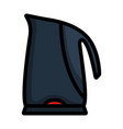 kitchen electric kettle icon vector image