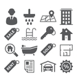 real estate icons vector image