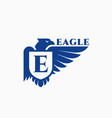 eagle logo vector image