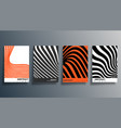 minimal geometric design for flyer poster vector image vector image