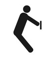 person open door icon vector image
