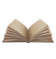 retro vintage opened book vector image