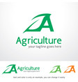 letter a logo template design vector image