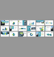 presentation templates design vector image