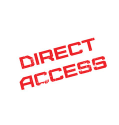 Direct access rubber stamp Royalty Free Vector Image