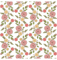 floral seamless pattern vector image