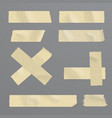 realistic adhesive tape set vector image