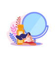 beauty salon icon vector image