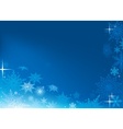 blue abstract xmas background vector image