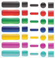 set of web button collection vector image