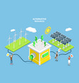 3d isometric flat conceptual vector image