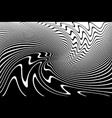 whirl motion illusion vector image