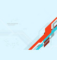 abstract digital technology flat background vector image