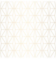 Art deco pattern seamless white and gold Vector Image