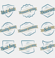 design vintage elements business sign labels vector image