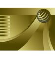globe header vector image vector image