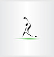golfer man icon logo symbol element vector image