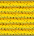 yellow seamless brick background vector image