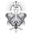a sketch tattoo art vector image