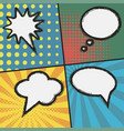 comic book page template vector image vector image