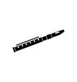flute icon design template isolated vector image