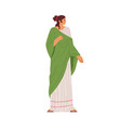 roman woman dressed in tunic female wearing vector image vector image