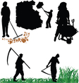 farmer-gardner vector image vector image