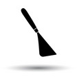 palette knife icon vector image