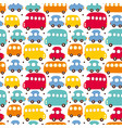 seamless pattern car vector image vector image