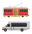 city transport public industry flat vector image vector image