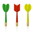 dart set vector image vector image