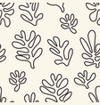 contemporary seamless pattern with aesthetic hand vector image vector image
