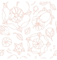 beautiful floral pattern vector image