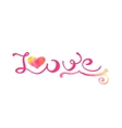 happy valentines day congratulation vector image vector image