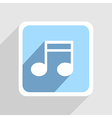 blue icon on gray background eps10 vector image
