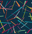 colorful and bright lines background vector image