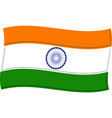 india flag graphic vector image vector image