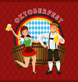 oktoberfest german celebration vector image